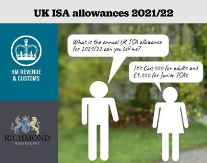 UK ISA tax allowance 2021/22